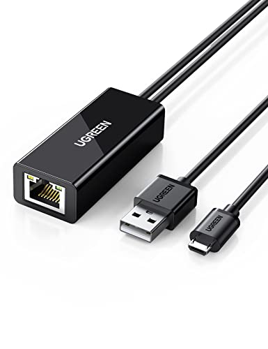 UGREEN Ethernet Adapter für Chromecast und TV Stick Micro USB