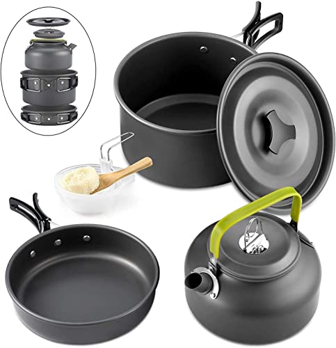 Queta 10-Teilig Cookware Kit Picknick Töpfen