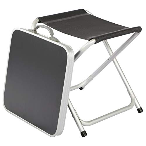 Timber Ridge Klapphocker mit Abnehmbarer MDF-Tischplatte
