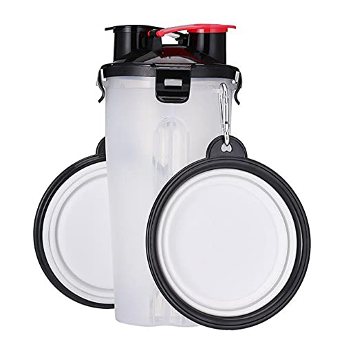 TFLLENGIOF Auslaufsichere tragbare Reise-2-in-1-Futter