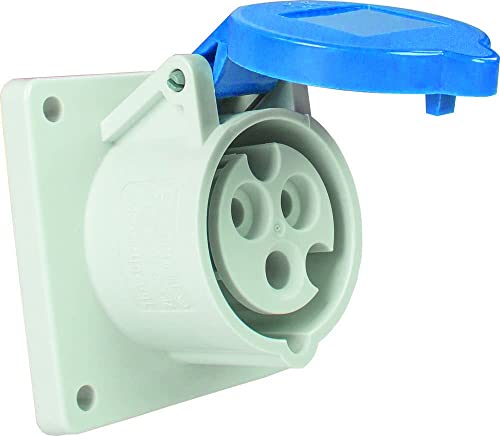 as - Schwabe CEE-Anbaudose Caravan – 230 V / 16 A Camping Anbau-Steckdose mit Klappdeckel
