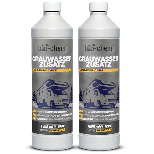 bio-chem CLEANTEC Grauwassertank-Zusatz | 2X 1000 ml Konzentrat