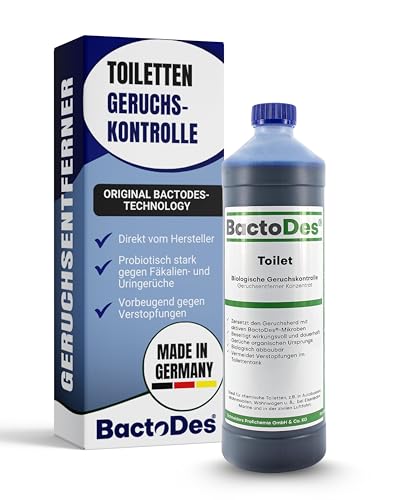 BactoDes Toilet Sanitärflüssigkeit für Campingtoilette 1 Liter, Geruchsneutralisierer