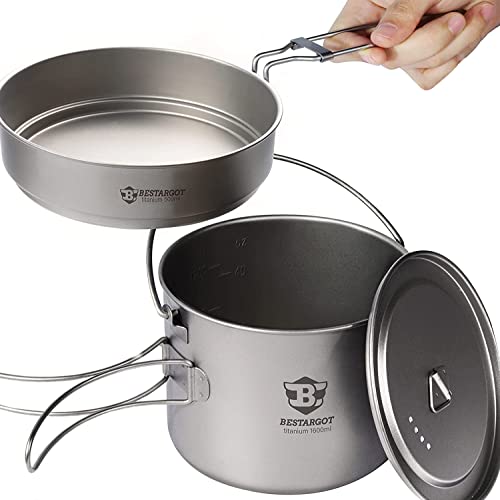 Bestargot Camping Titan Topf Pfanne Set