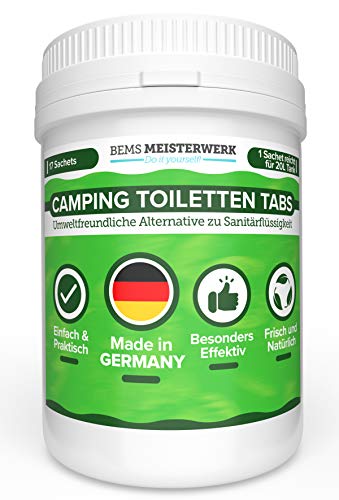 Camping WC Tabs Campingtoilette- Umweltfreundliche Alternative