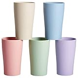 Parboom Tasse Becher Unzerbrechliche Tessen Bunte Teetasse Trinkbecher für Wasser Kaffee Milch Saft Mikrowellen und Tasse