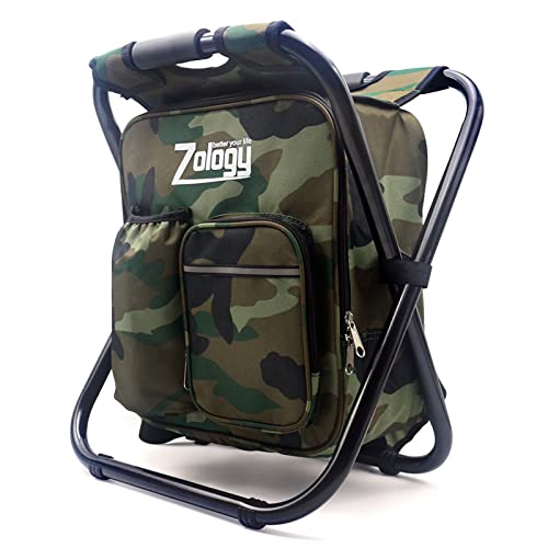 Zology Sitzrucksack Klapp Campingstuhl