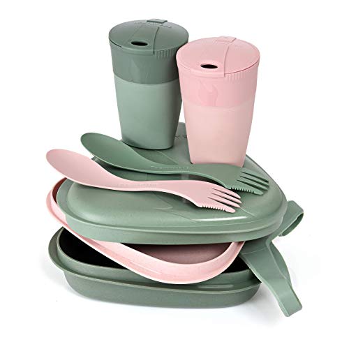 Light My Fire Camping Geschirr Set für 2 Personen - 8 Teilig
