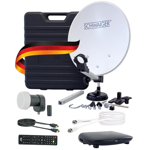 SCHWAIGER -9604- Camping-Sat-Anlage digital komplett