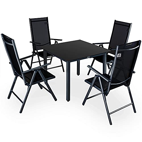 Deuba Sitzgruppe Bern 4+1 Aluminium