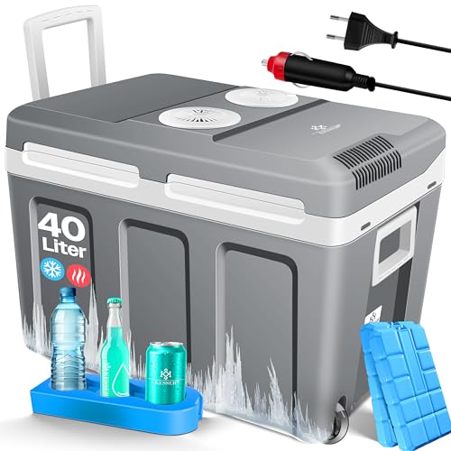 KESSER® 40L Kühlbox mit Rollen | zum Warmhalten