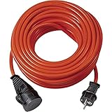 Brennenstuhl BREMAXX Verlängerungskabel (25m Kabel in orange, für den Einsatz im Außenbereich IP44, einsetzbar bis -35 °C, öl- und UV-beständig)