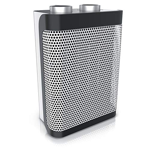 Brandson - Keramik Heizlüfter - 2 Leistungsstufen - stufenlose Temperaturregelung - 1500 Watt